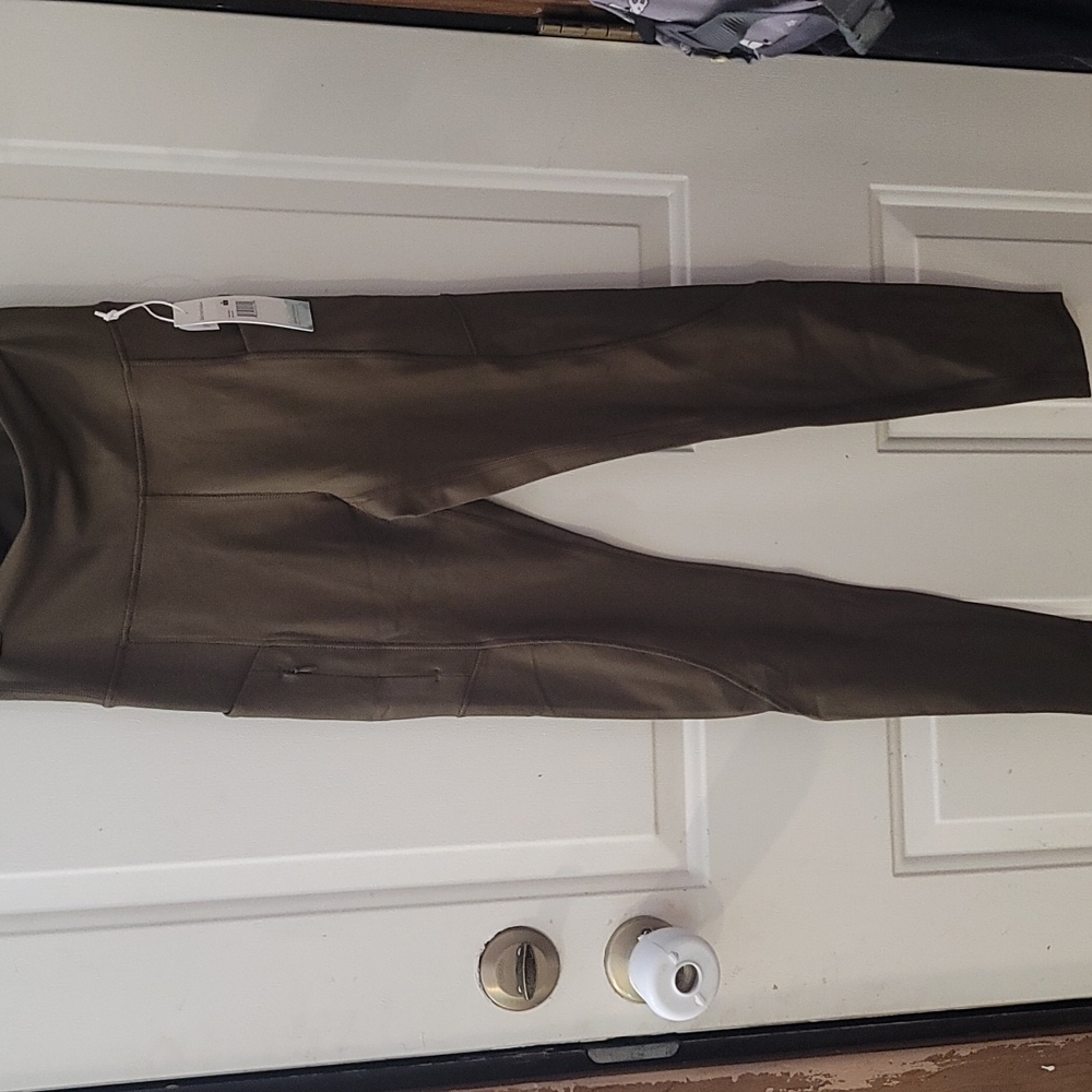 BALANCE COLLECTION CONTOURING LEGGING:GREEN: NWT(DEFECT SEE DESCRIPTION): SZ S